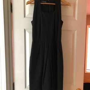 St. Gillian Midi-Black Dress, Size 6